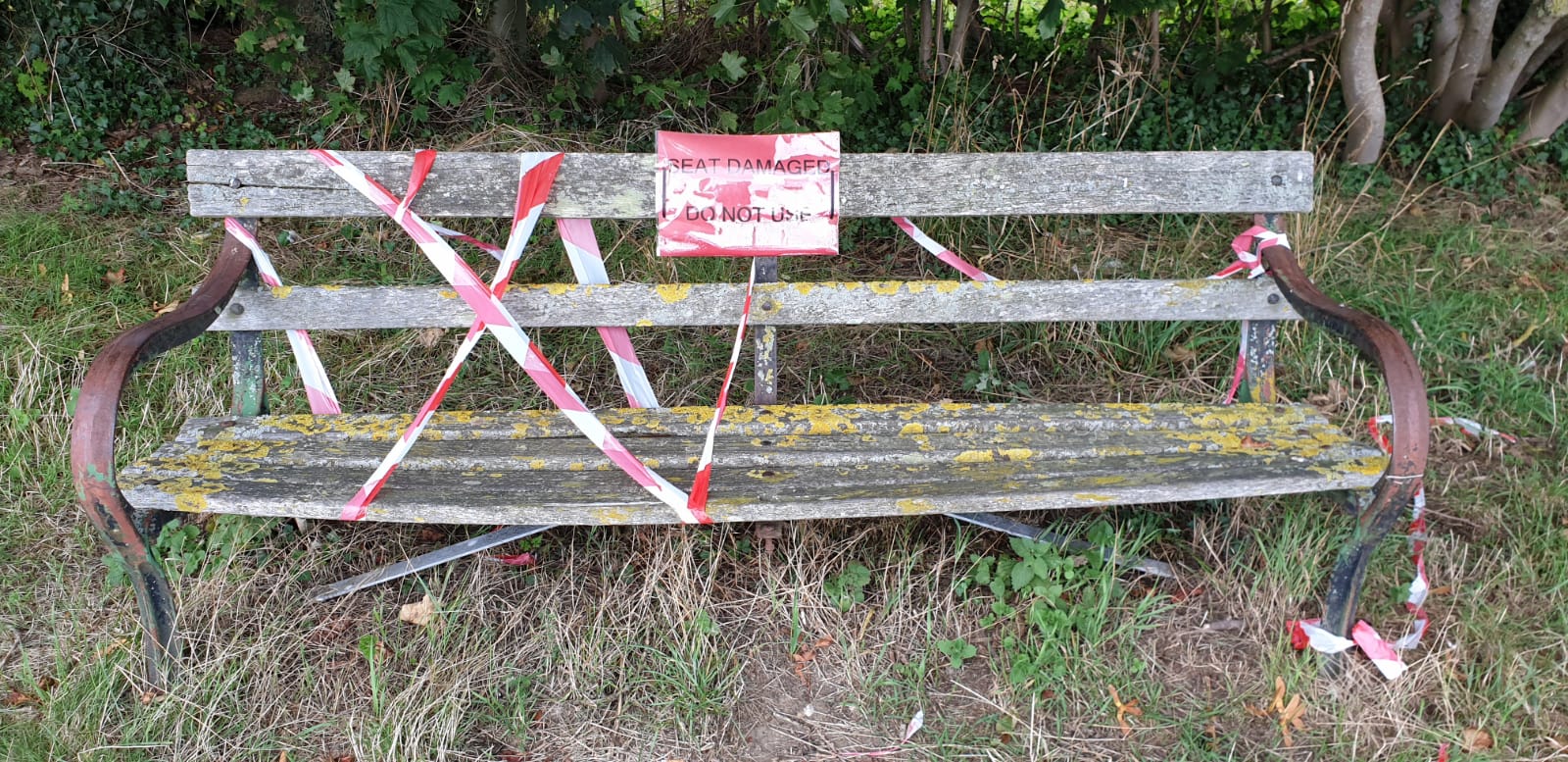One of the old benches